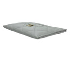 Chanel Card Case CC Logo Timeless Classic Quilted Lambskin Gray — view 4