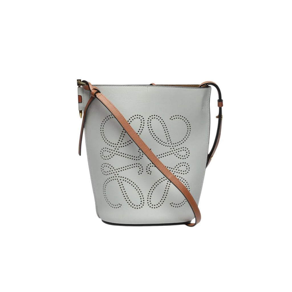 Loewe Gate Bucket Bag Anagram Gray — view 2
