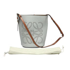 Loewe Gate Bucket Bag Anagram Gray