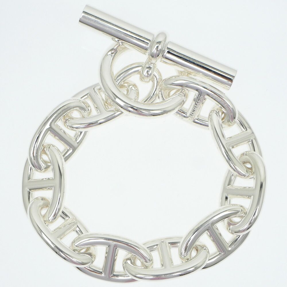 Hermes Chaine D'ancre TGM 10 Links Bracelet Silver — view 2