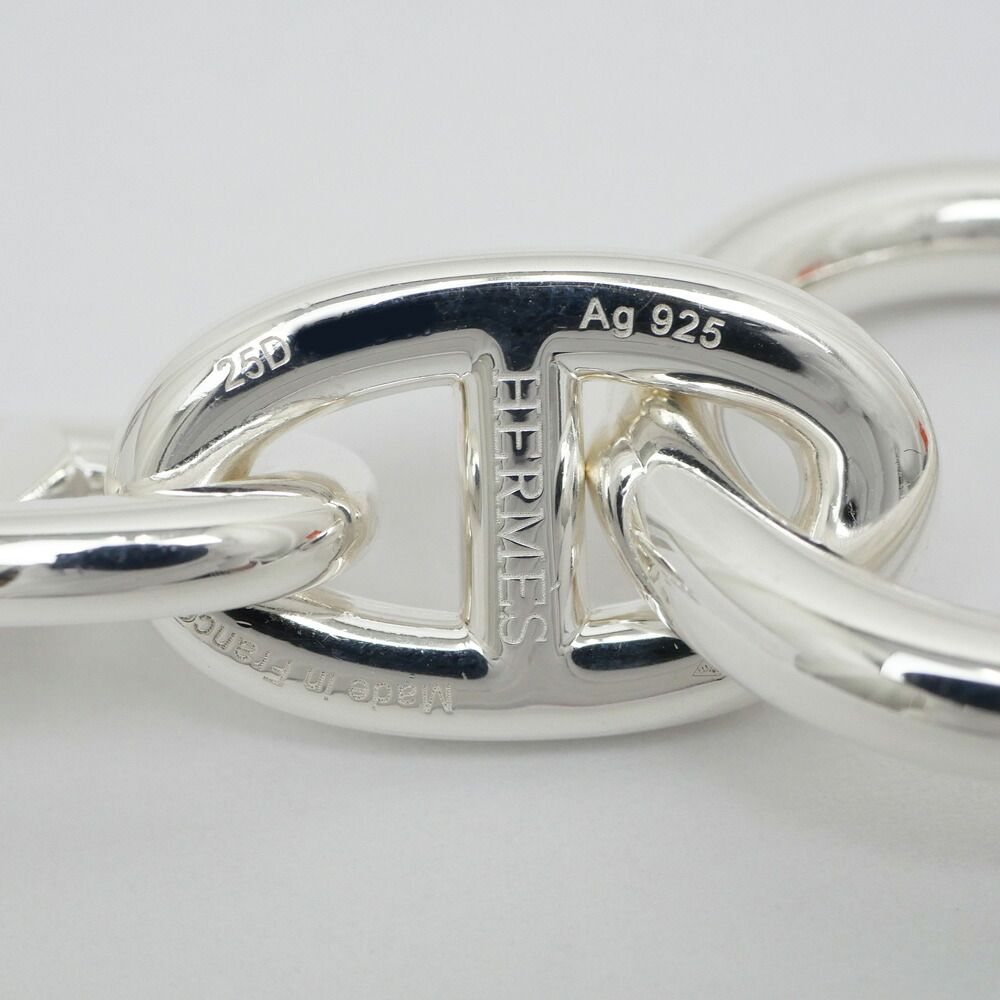 Hermes Chaine D'ancre TGM 10 Links Bracelet Silver — view 7