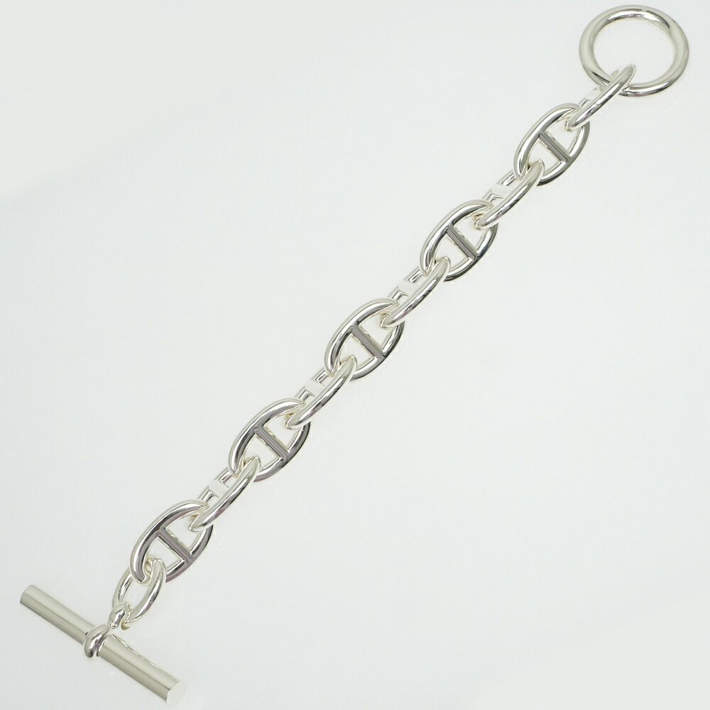 Hermes Chaine D'ancre TGM 10 Links Bracelet Silver — view 5