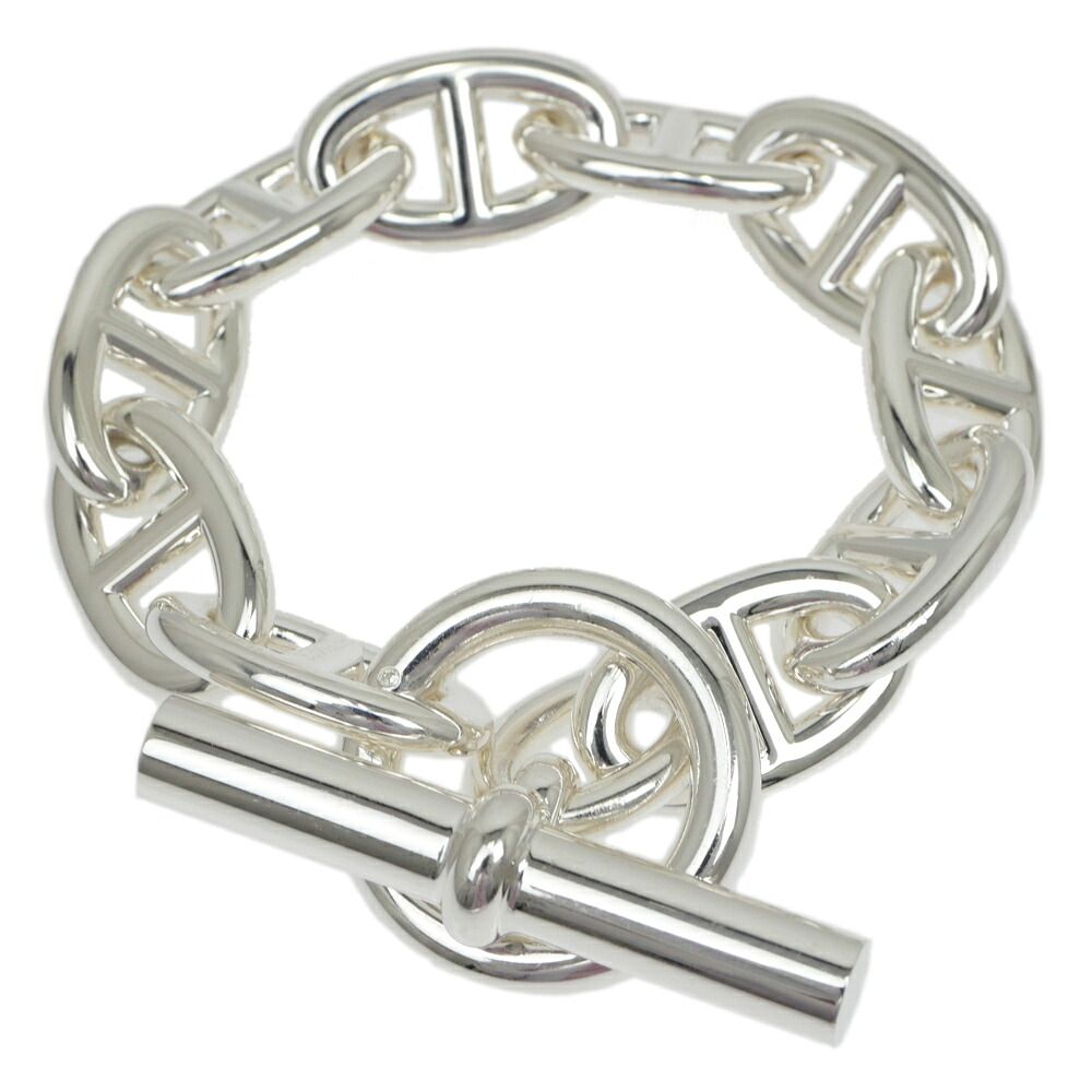 Hermes Chaine D'ancre TGM 10 Links Bracelet Silver