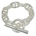 Hermes Chaine D'ancre TGM 10 Links Bracelet Silver
