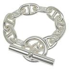 Hermes Chaine D'ancre TGM 10 Links Bracelet Silver