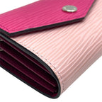 Louis Vuitton Multi Cult Sarah Card Case Coin Purse Epi Leather Pink Compact — view 3