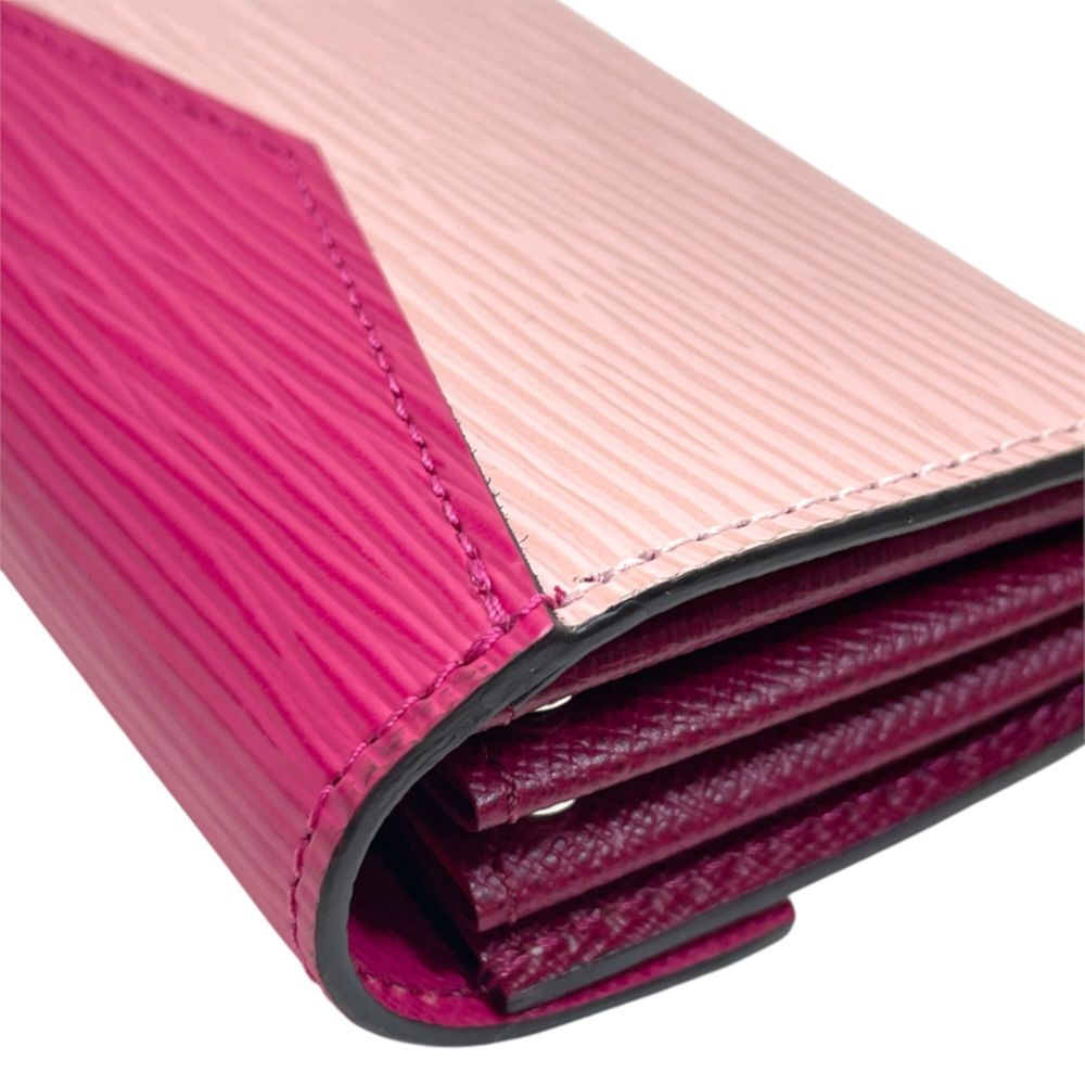 Louis Vuitton Multi Cult Sarah Card Case Coin Purse Epi Leather Pink Compact — view 4
