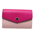 Louis Vuitton Multi Cult Sarah Card Case Coin Purse Epi Leather Pink Compact