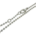 Gucci Silver Interlocking G Heart Necklace — view 8