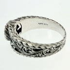 Gucci Silver Interlocking G Arabesque Ring — view 8
