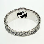 Gucci Silver Interlocking G Arabesque Ring — view 5