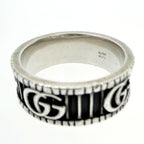 Gucci Silver GG Marmont Ring — view 7