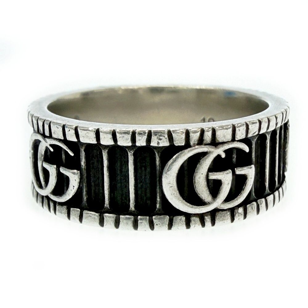 Gucci Silver GG Marmont Ring — view 4