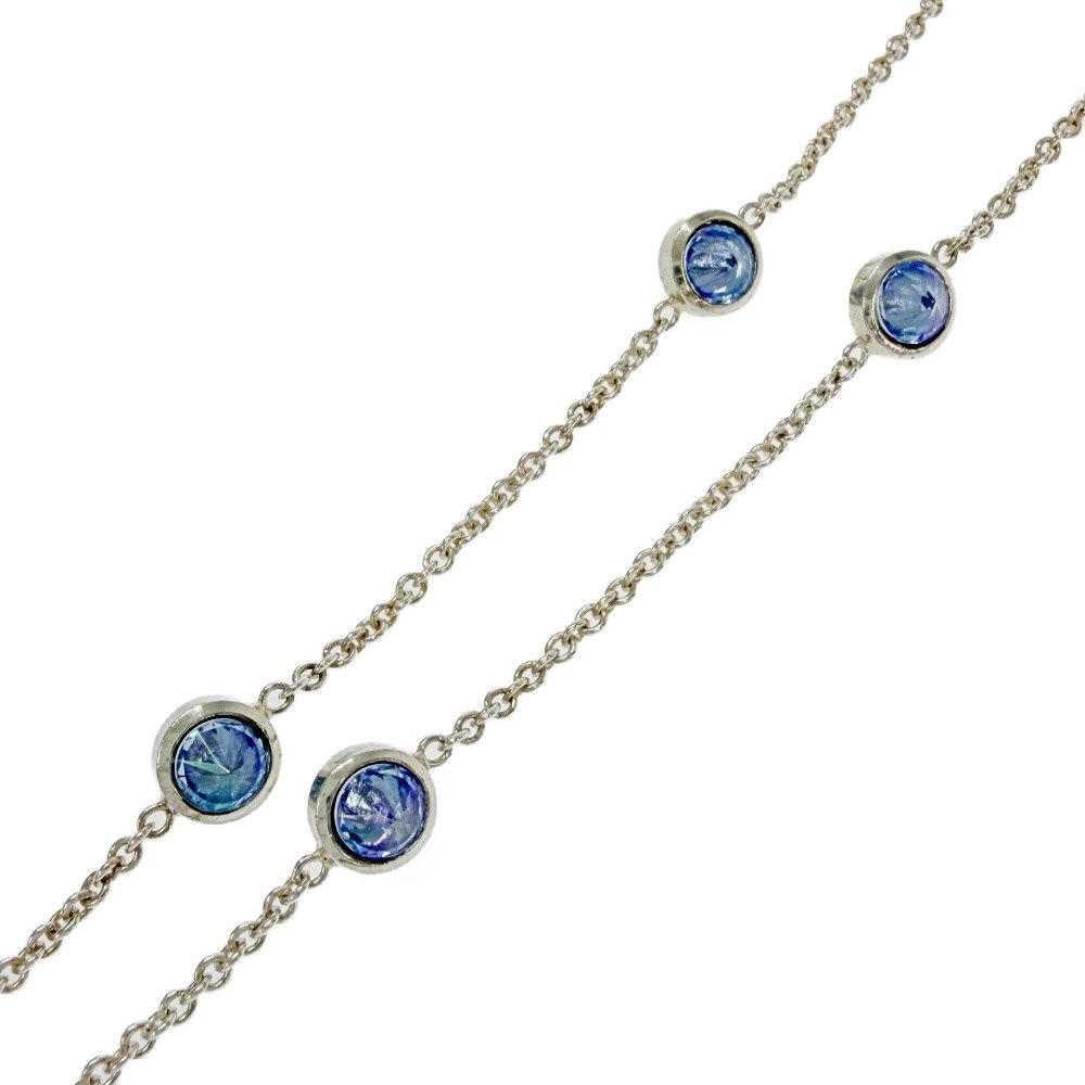 Gucci Silver Blue Line Dofour Love Cat Necklace 11.0 — view 4