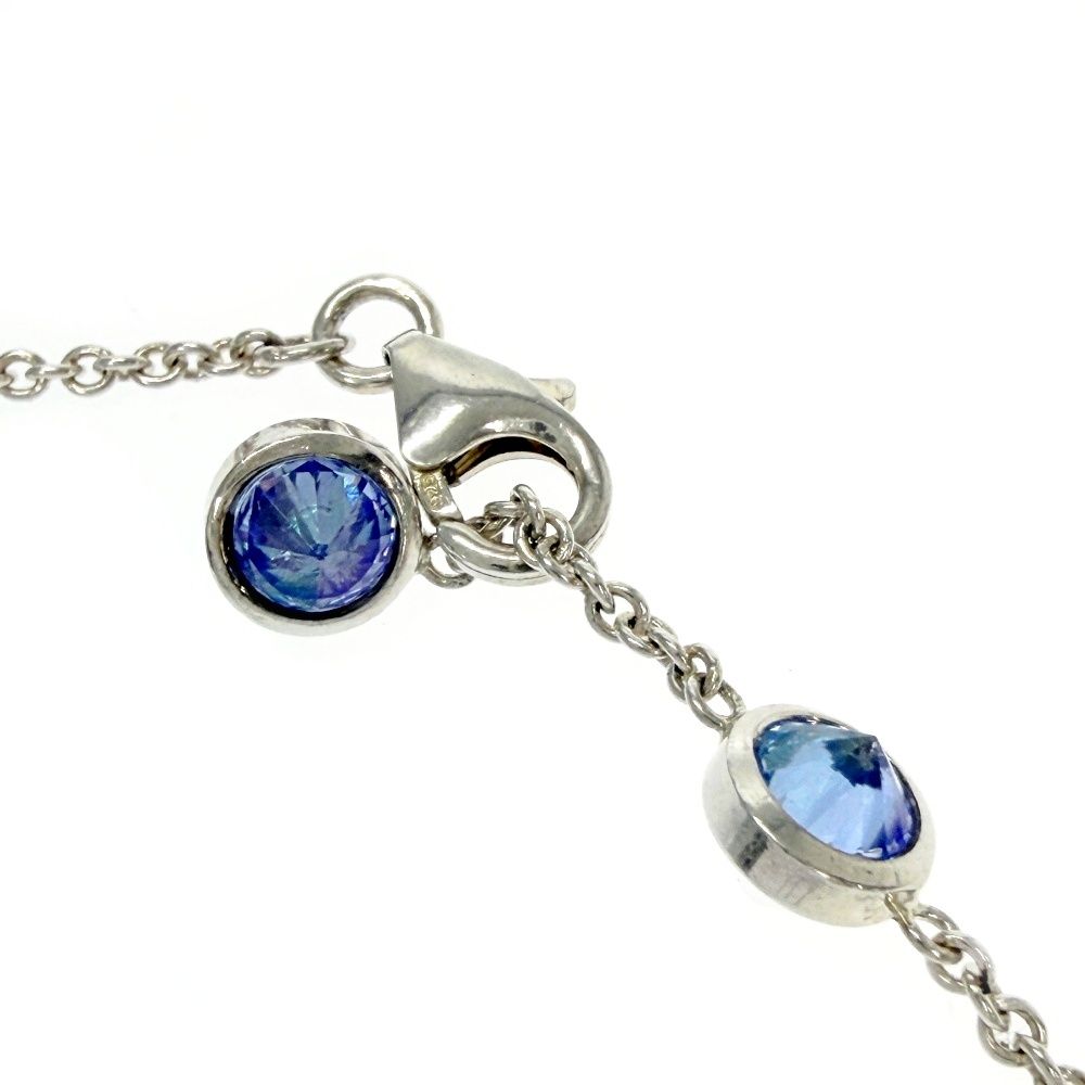 Gucci Silver Blue Line Dofour Love Cat Necklace 11.0 — view 5
