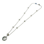 Gucci Silver Blue Line Dofour Love Cat Necklace 11.0 — view 6