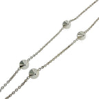 Gucci Silver Blue Line Dofour Love Cat Necklace 11.0 — view 8