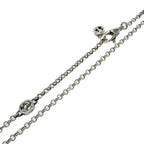 Gucci Silver Double G Arabesque Necklace — view 7