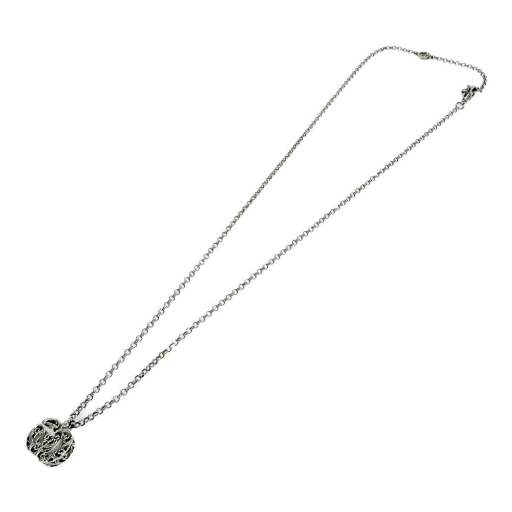 Gucci Silver Double G Arabesque Necklace — view 5