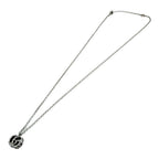 Gucci Silver Double G Arabesque Necklace — view 4