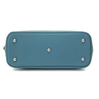 Hermes Bolide 1923 30 New Blue Jean Silver Handbag — view 3