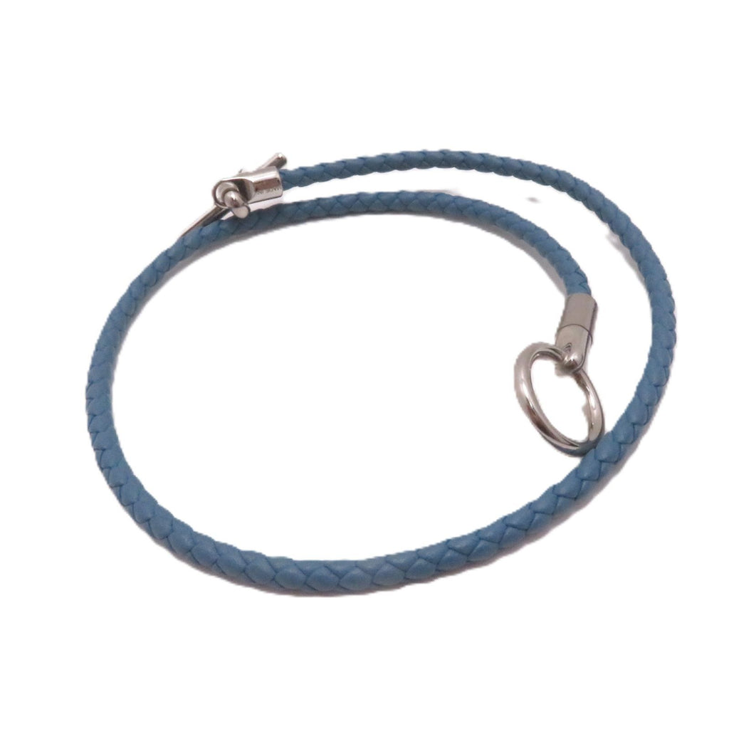 Hermes Glenan Double Tour Bracelet Blue SS Leather — view 3