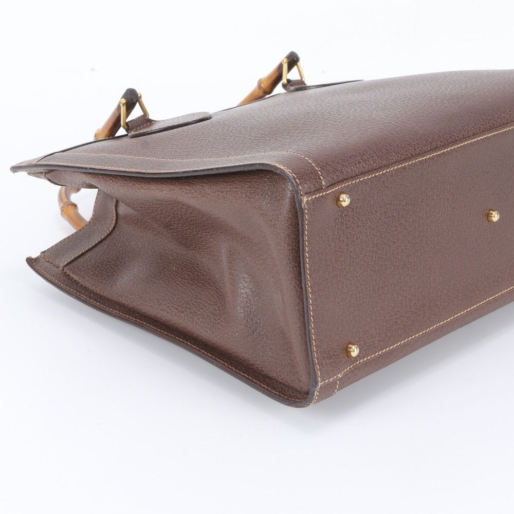Gucci Vintage Bamboo Diana Leather Tote — view 5