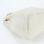Prada White Tag Vitello Daino Leather Shoulder Bag Tote — view 6