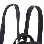 Prada White Tag with Tessuto Nylon Triangle Logo Leather Backpack — view 3