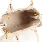 Prada Canapa Triangle Logo Leather 2-Way Shoulder Bag Crossbody — view 7
