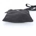 Prada White Tag Tessuto Nylon Triangle Logo Leather Shoulder Bag — view 5