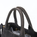 Prada Canapa 2-Way Shoulder Bag Crossbody Hand Tote Black — view 3