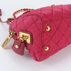Prada White Tag Quilted Leather 2-Way Chain Shoulder Bag Crossbody — view 7