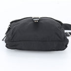 Prada White Tag Tessuto Nylon Triangle Logo Leather Shoulder Bag Messenger — view 5