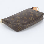 Louis Vuitton Monogram Mini Pochette Accessoires Leather Handbag Tote — view 5