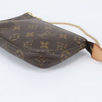 Louis Vuitton Monogram Mini Pochette Accessoires Leather Handbag Tote — view 4