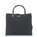 Gucci Bamboo Leather Tote Shoulder Hand a 4 Black