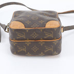 Louis Vuitton Monogram Amazon Leather Shoulder Bag Crossbody Brown — view 6