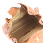 Gucci Vintage Bamboo Leather Backpack Shoulder Bag — view 7