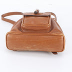 Gucci Vintage Bamboo Leather Backpack Shoulder Bag — view 6