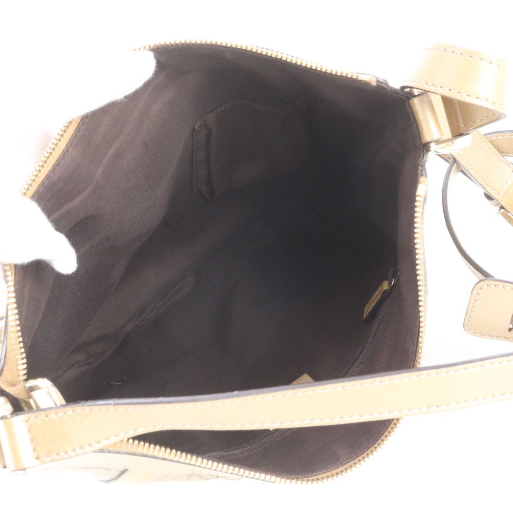 Gucci GG Crystal Abbey Leather Shoulder Bag Crossbody Brown — view 7
