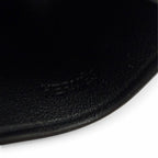Hermes Leather Kelly Watch Clochette Necklace Black — view 7