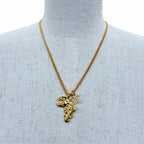 Chanel CC Logo Eco Pearl Rhinestone African Continent Motif Metiers D'art Dakar — view 3