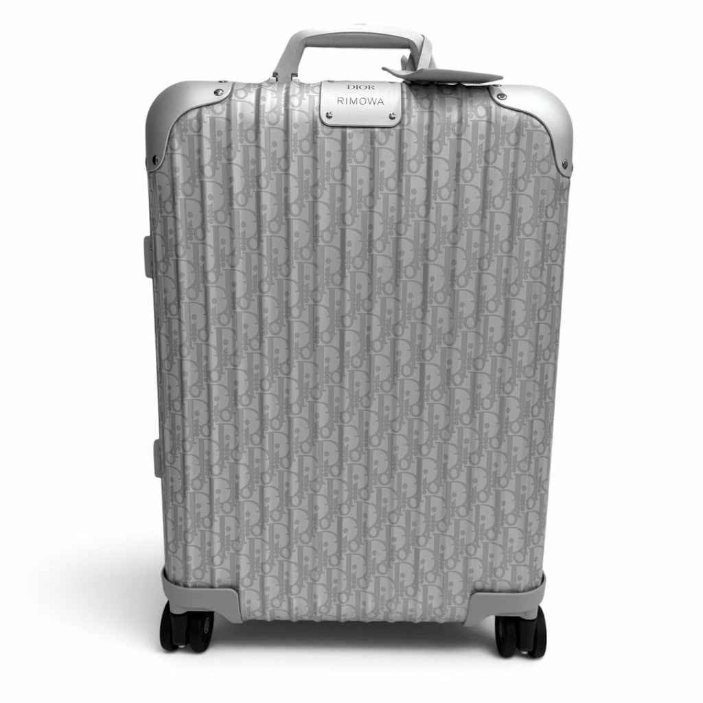 Dior Rimowa Homme Oblique Cabin Al Mini Um Carry Case Suitcase Silver Travel Bag