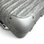 Dior Rimowa Homme Oblique Cabin Al Mini Um Carry Case Suitcase Silver Travel Bag — view 7