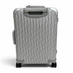 Dior Rimowa Homme Oblique Cabin Al Mini Um Carry Case Suitcase Silver Travel Bag — view 4