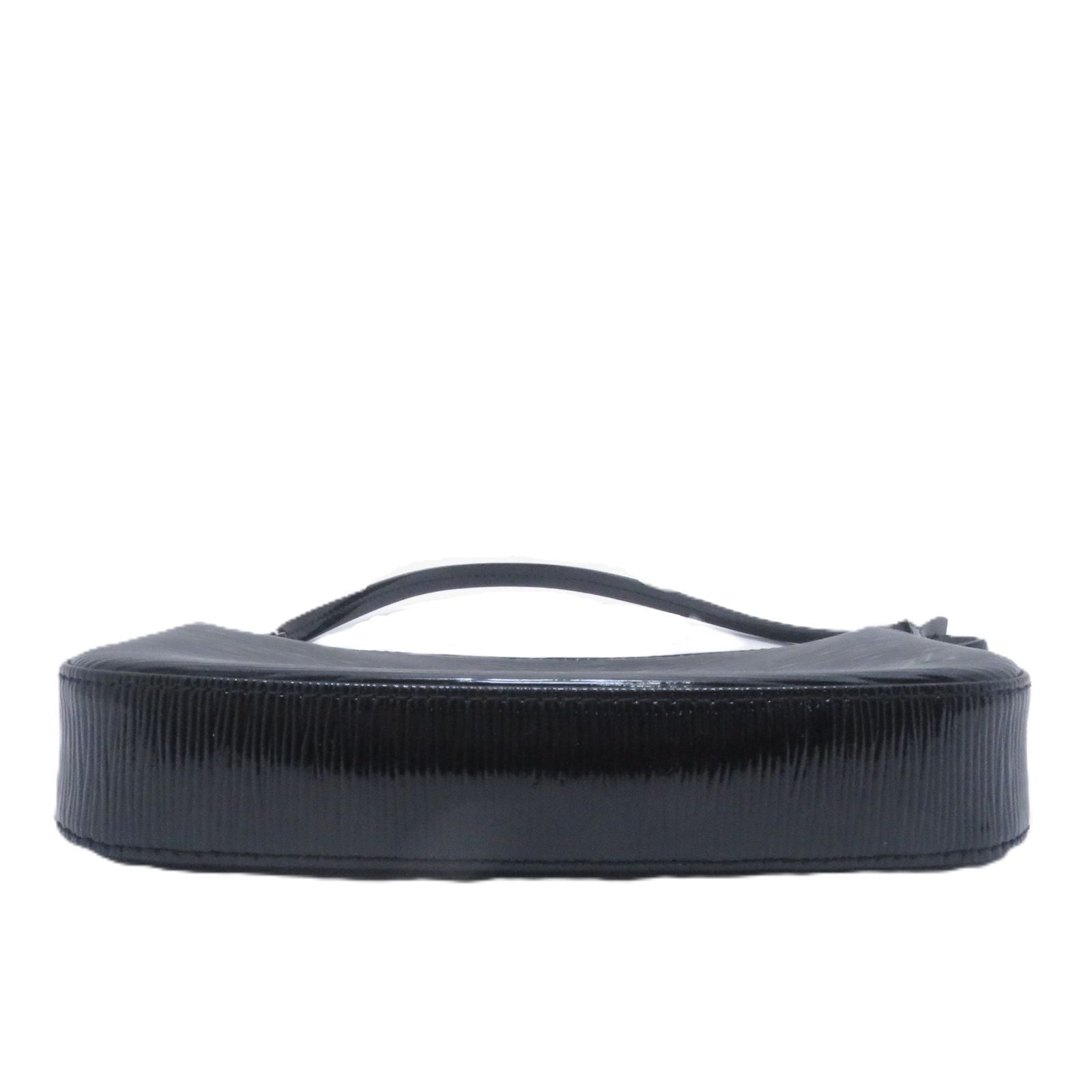 Louis Vuitton Pochette Accessoires Epi Electric Noir Handbag Black — view 6