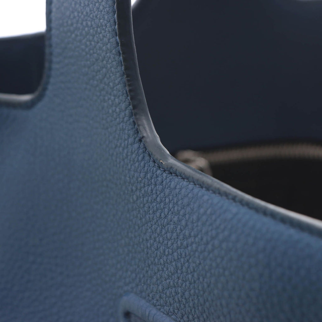 Prada Tote Navy Leather — view 6