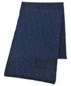 Fendi Shawl Scarf Navy