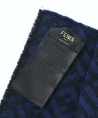 Fendi Shawl Scarf Navy — view 4